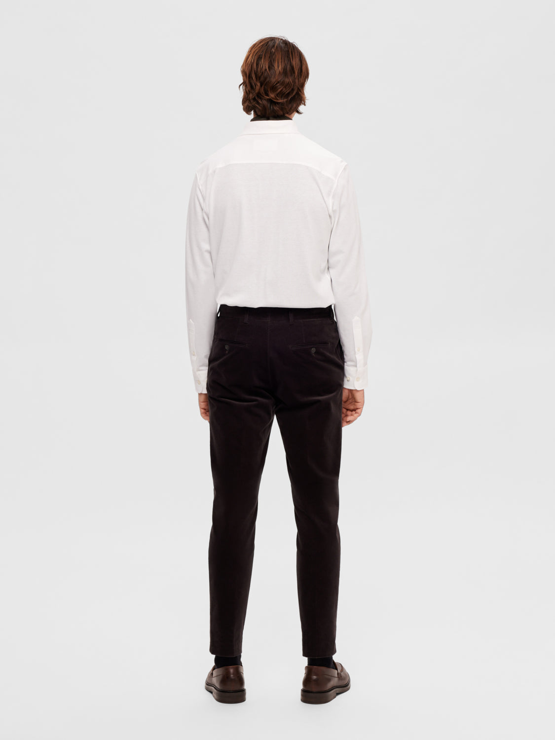 Slim Bond Pique Skjorte - Hvit/ Bright White